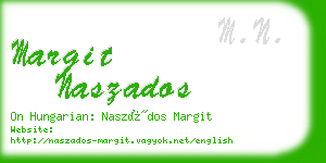 margit naszados business card